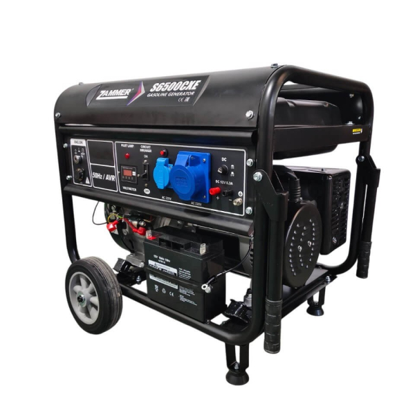 Бензиновый генератор Zammer S6500CXE переносной фото