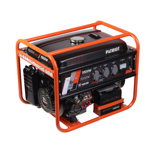 Бензиновый генератор PATRIOT SRGE 6500 E портативный фото