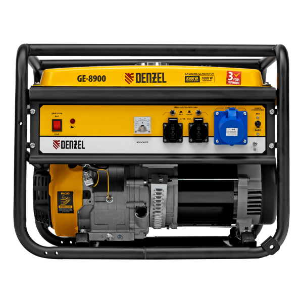 Бензиновый генератор DENZEL GE 8900 для газового котла фото