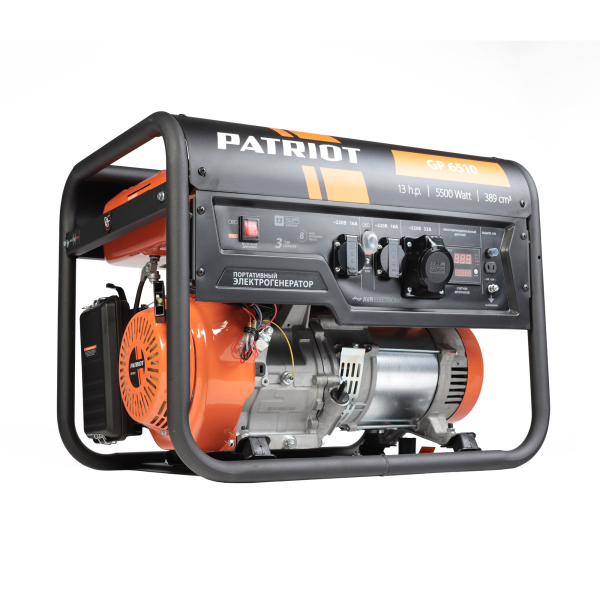 Бензиновый генератор PATRIOT GP 6510 для дома фото