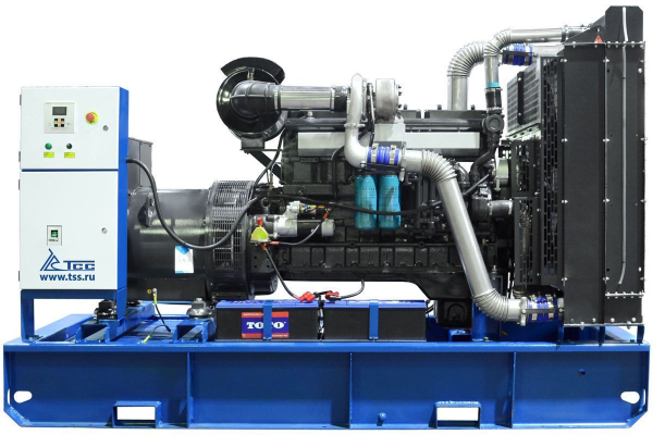 Дизельный генератор ТСС АД-250С-Т400 в контейнере 025285 2-х тактный фото