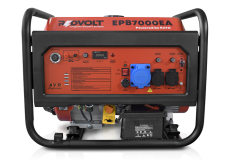 Бензиновый генератор REDVOLT EPB7000EA фото