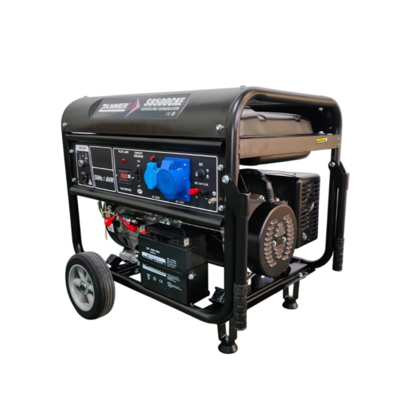 Бензиновый генератор Zammer S8500CXE резервный фото