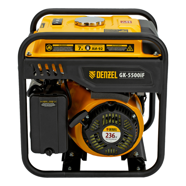 Бензиновый инверторный генератор DENZEL GK-5500iF для газового котла фото