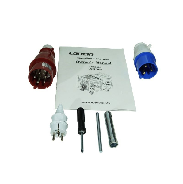 Бензиновый генератор Loncin LC22000S передвижной Бензиновый генератор Loncin LC22000S передвижной фото