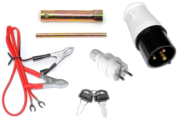 Бензиновый генератор ТСС SGG 3200EN Duplex для дачи фото