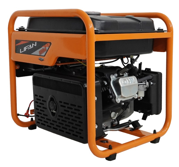 Бензиновый инверторный генератор Lifan 6500IOE для газового котла фото