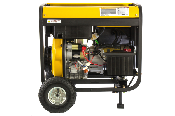 Дизельный генератор DENZEL DD6300Е 94657 портативный фото