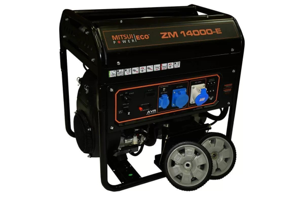 Бензиновый генератор Mitsui ZM 14000 E передвижной Бензиновый генератор Mitsui ZM 14000 E передвижной фото