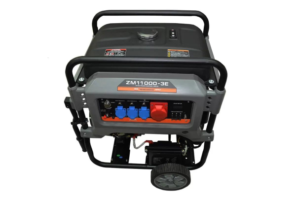 Бензиновый генератор Mitsui ZM 11000 E-3 на колесах фото