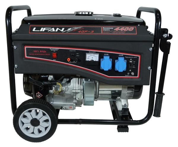 Бензиновый генератор Lifan 4 GF-3 (LF5000) для дачи фото