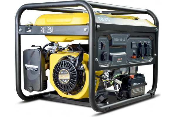 Бензиновый генератор RATO R3000E-L2 электростартер для гаража фото