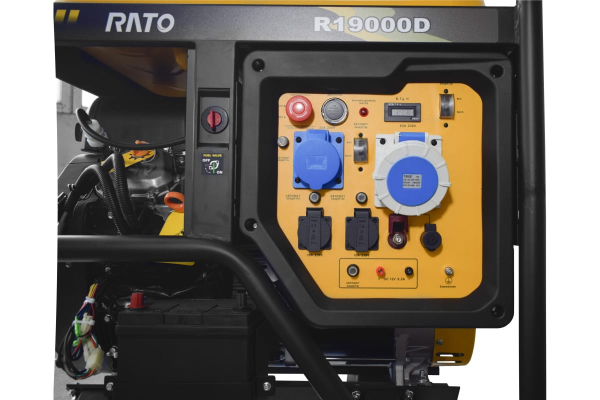 Бензиновый генератор RATO R19000D электростартер + колесный комплект передвижной Бензиновый генератор RATO R19000D электростартер + колесный комплект передвижной фото