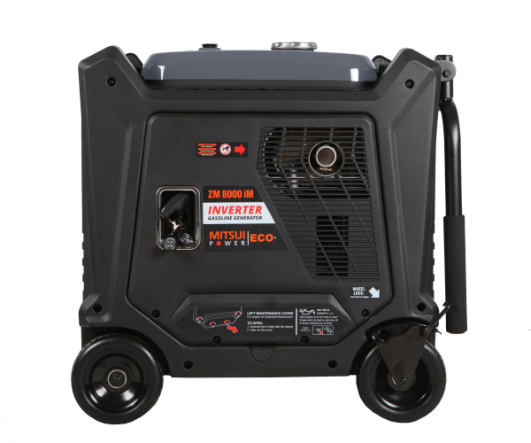 Бензиновый инверторный генератор Mitsui ZM 8000 IM на колесах фото