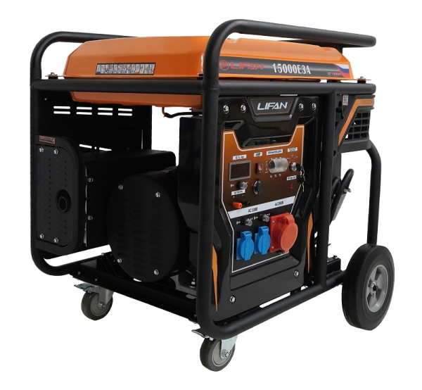 Бензиновый генератор Lifan 15000E3A передвижной Бензиновый генератор Lifan 15000E3A передвижной фото